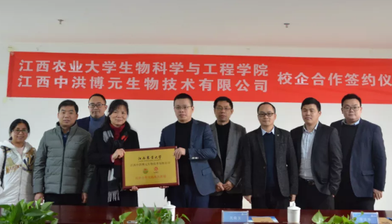 New chapter of school-enterprise cooperation] Jiangxi Agricultural University and Zvast-Biotechnology awarded the signing ceremony successfully.